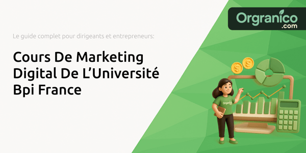 Cours De Marketing Digital De L’Université Bpi France: Le guide complet pour dirigeants et entrepreneurs